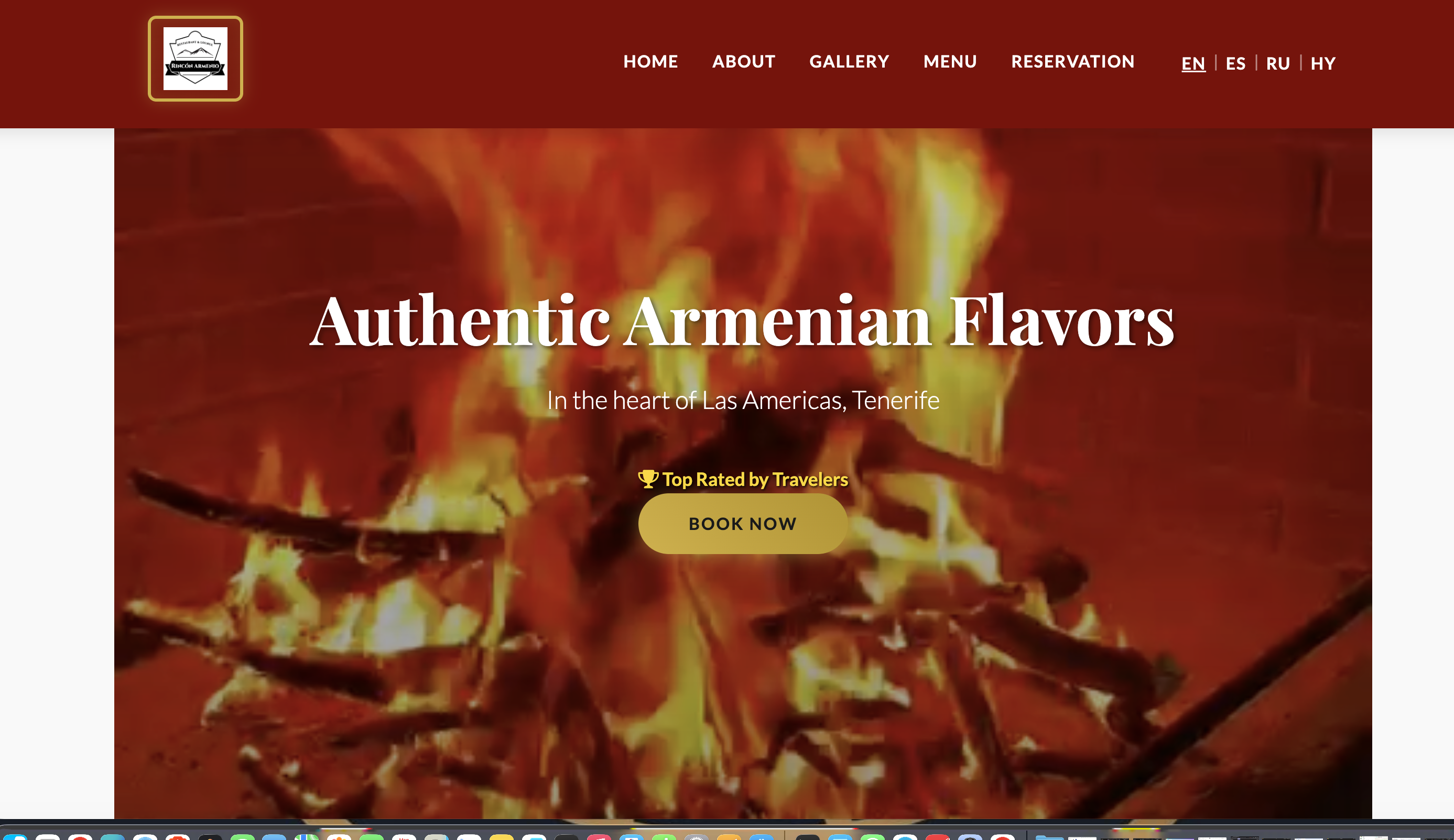 Interior design of Rincon Armenio restaurant